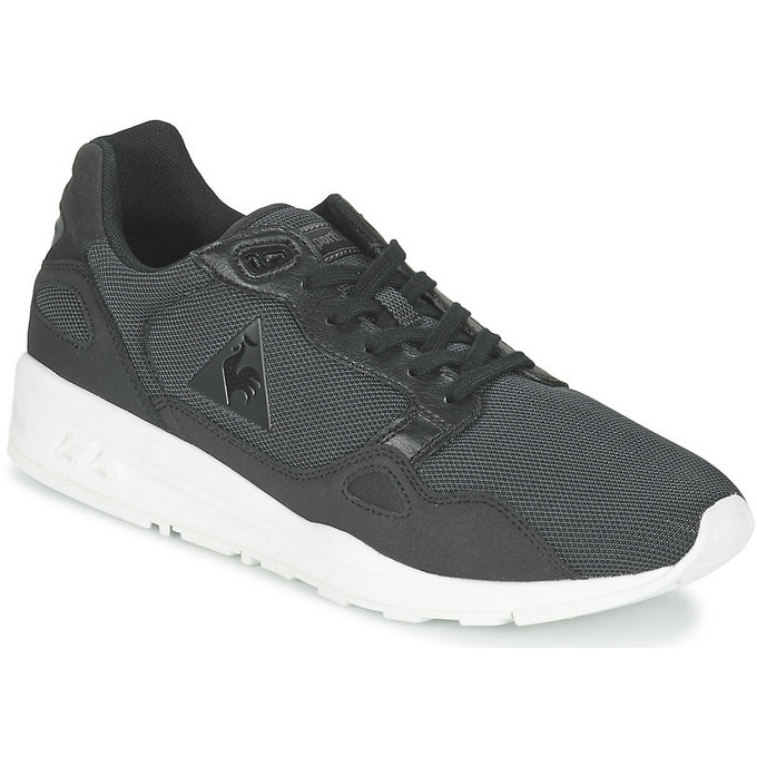 Le Coq Sportif Lcs R900 Poke Mesh Noir / Gris Chaussures Baskets Basses Homme